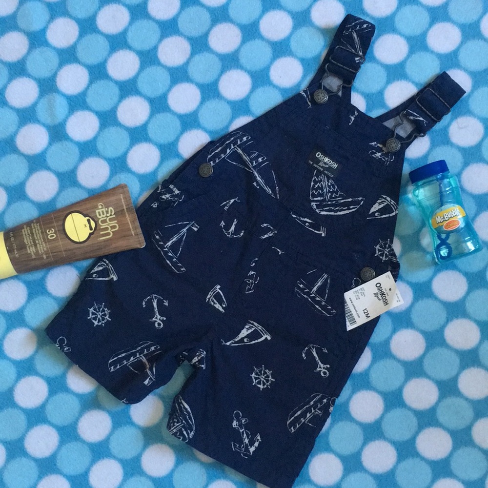 OSHKOSH Boat Print Overall